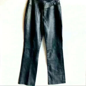 REM Garson Straight Leg Leather Pants